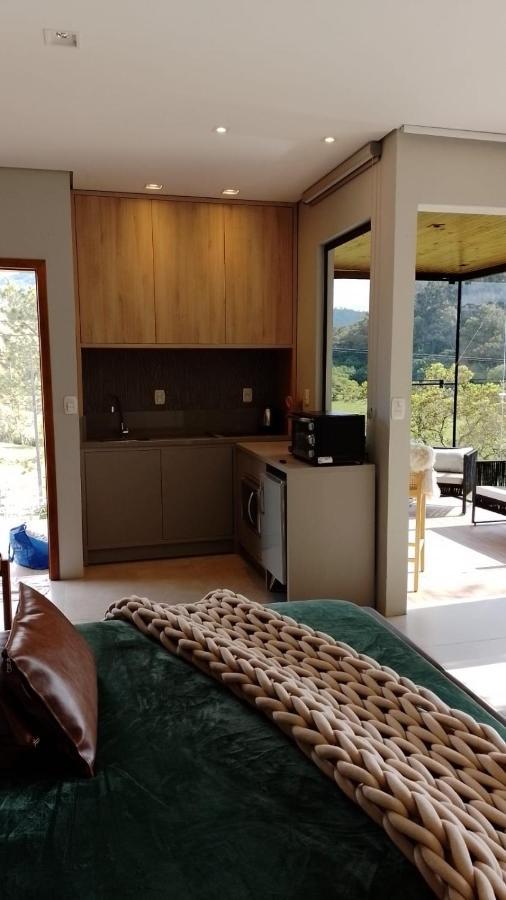 La Contemporanea Cabanas Prox A Cidade Vista Para Ponto Turistico Urubici Eksteriør billede