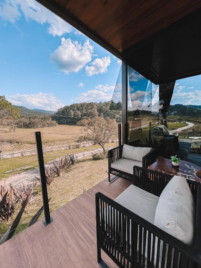 La Contemporanea Cabanas Prox A Cidade Vista Para Ponto Turistico Urubici Eksteriør billede