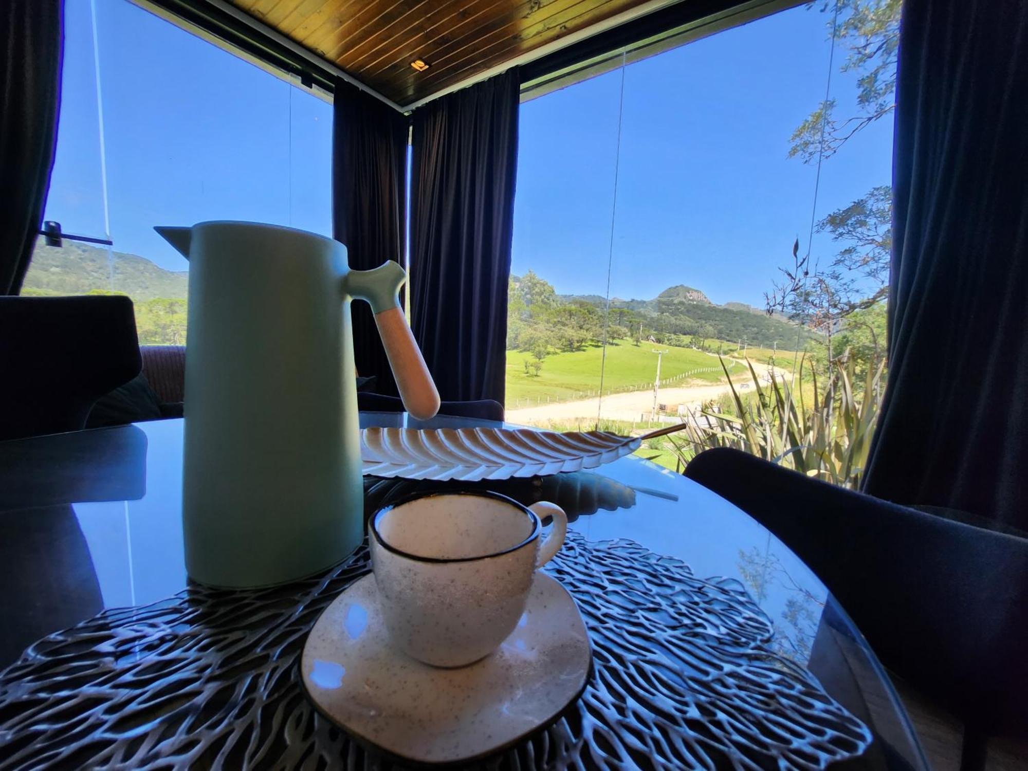 La Contemporanea Cabanas Prox A Cidade Vista Para Ponto Turistico Urubici Eksteriør billede